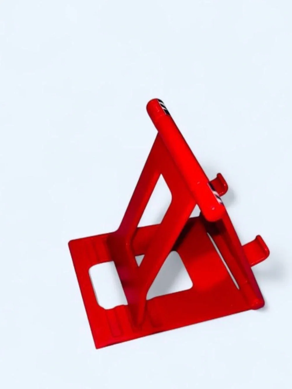Universal Red & Black Houndstooth Phone Stand Case Accessory
